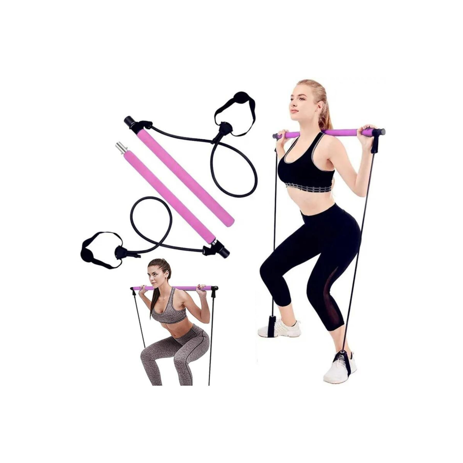 Ev Tipi Pilates Yoga Jimnastik Fitness Aleti Basen Bacak Omuz Kol Karın Tüm Vucut Studio Yoga Sopa