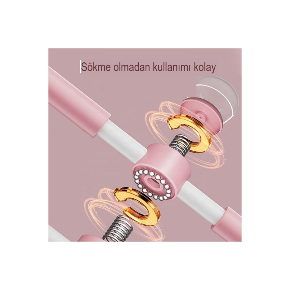 Pembe Kambur Eğitim Çubuğu Yoga Sopa Germe Aracı Sırt Ateli Barı Demiri Postür Düzeltici