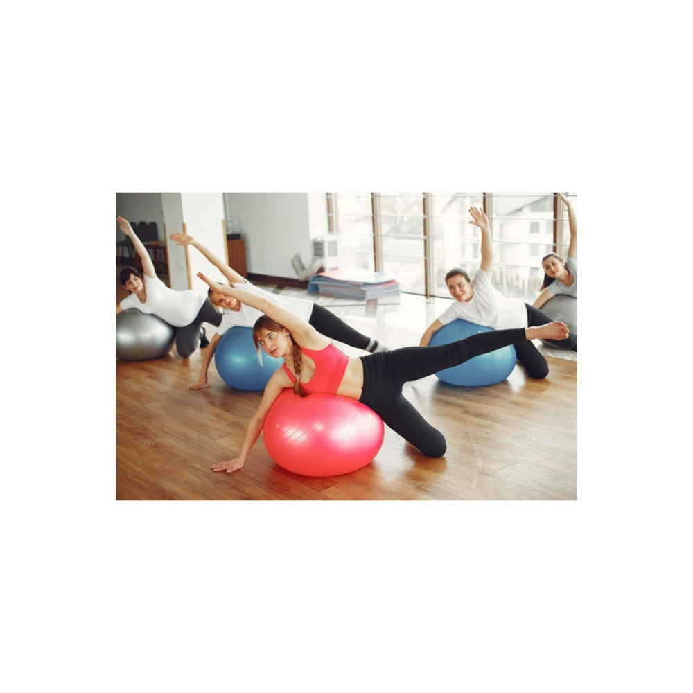 Dayanıklı Yüksek Kalite Fitilli Pilates Topu Ve Pompa Seti Denge,aerobik,yoga,fitness Topu