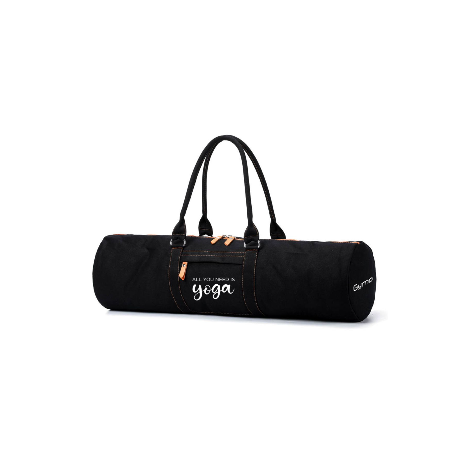 Pro Series Fermuarlı Yoga Matı Pilates Minderi Çantası Siyah