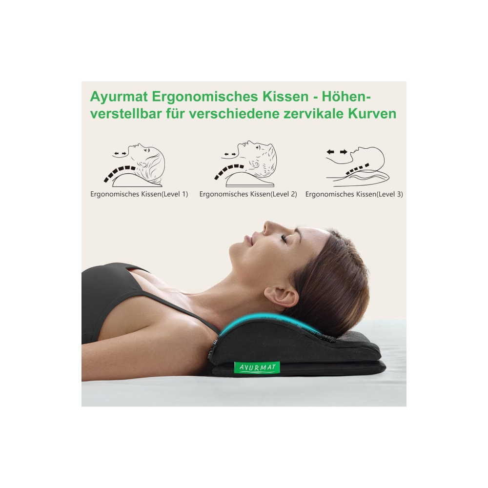 Birinci Sınıf Akupresür Matı ve Yastık Seti Doğal Çevre Dostu Keten ve Hindistan Cevizi Lifleri