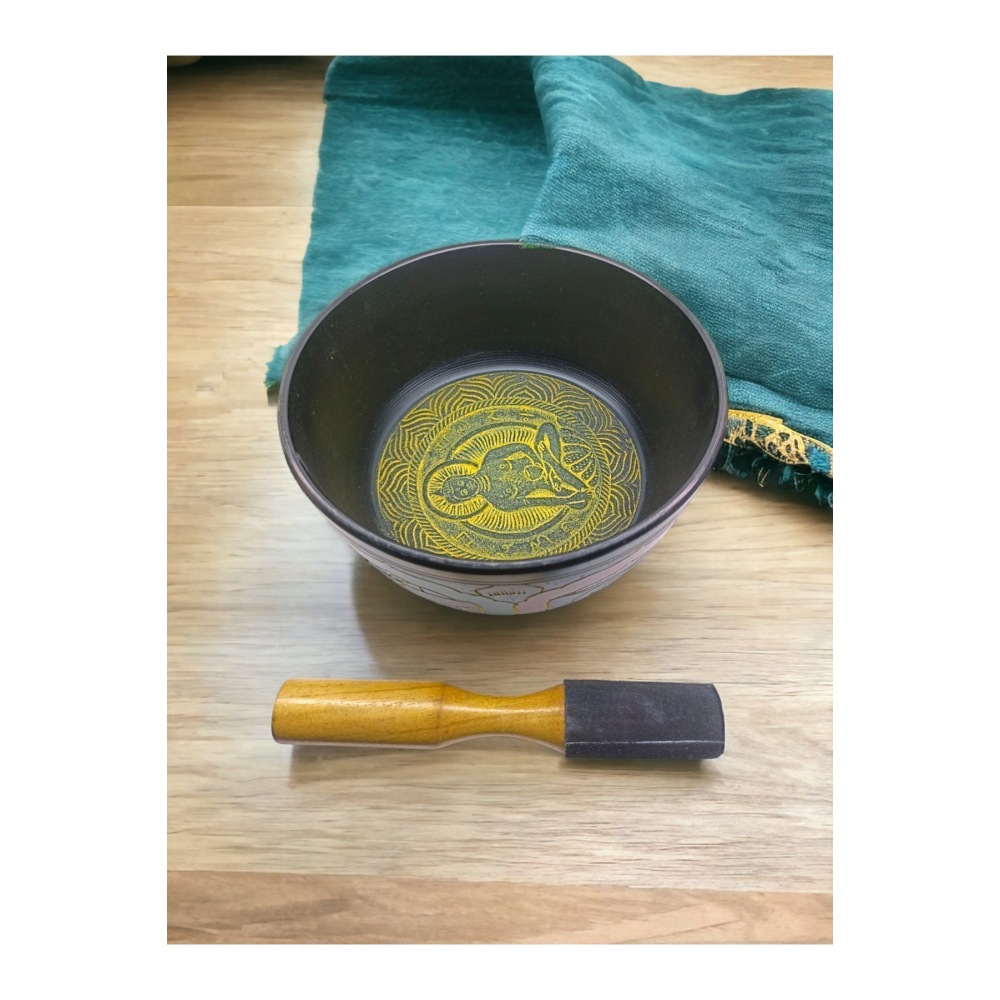Meditasyon Çanı Yoga Çanı Tibet Çanağı 20 Cm Ses Terapi(ÖN KULLANIM BİLGİLİ)