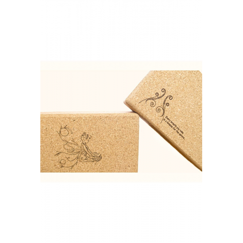 Mantar Blok 2 adet 22*12*7,5 cm 400 gr Ön Yüz Logo Arka Yüz Peri