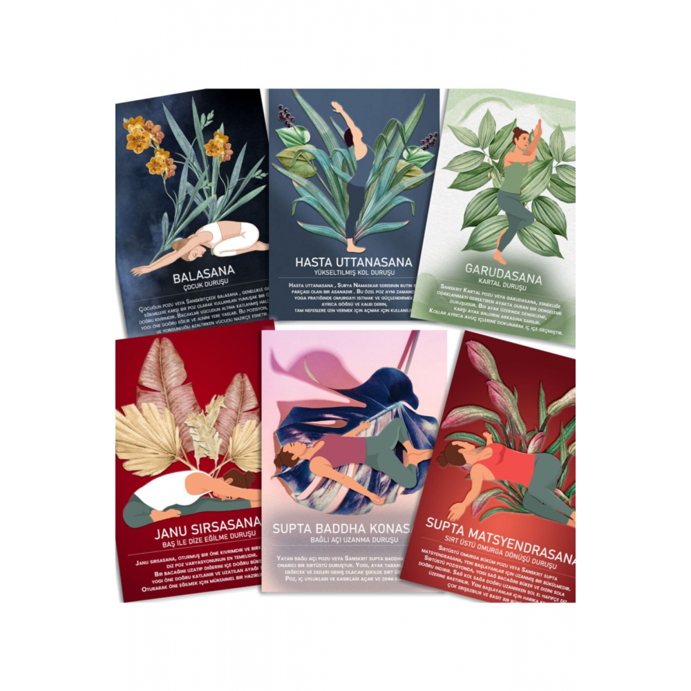 80 Yoga Kartları Destesi