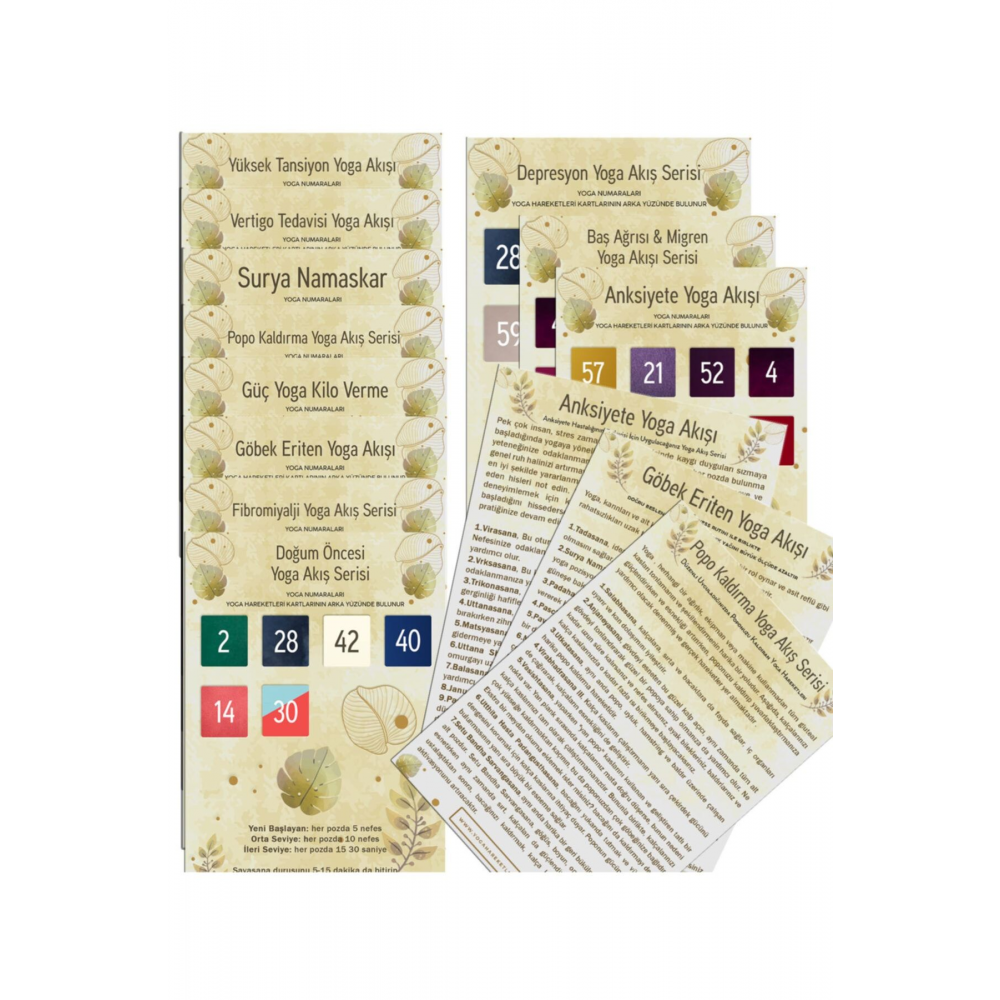 80 Yoga Kartları Destesi