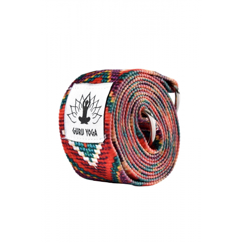 Desenli Mat Taşıma Askısı Kırmızı