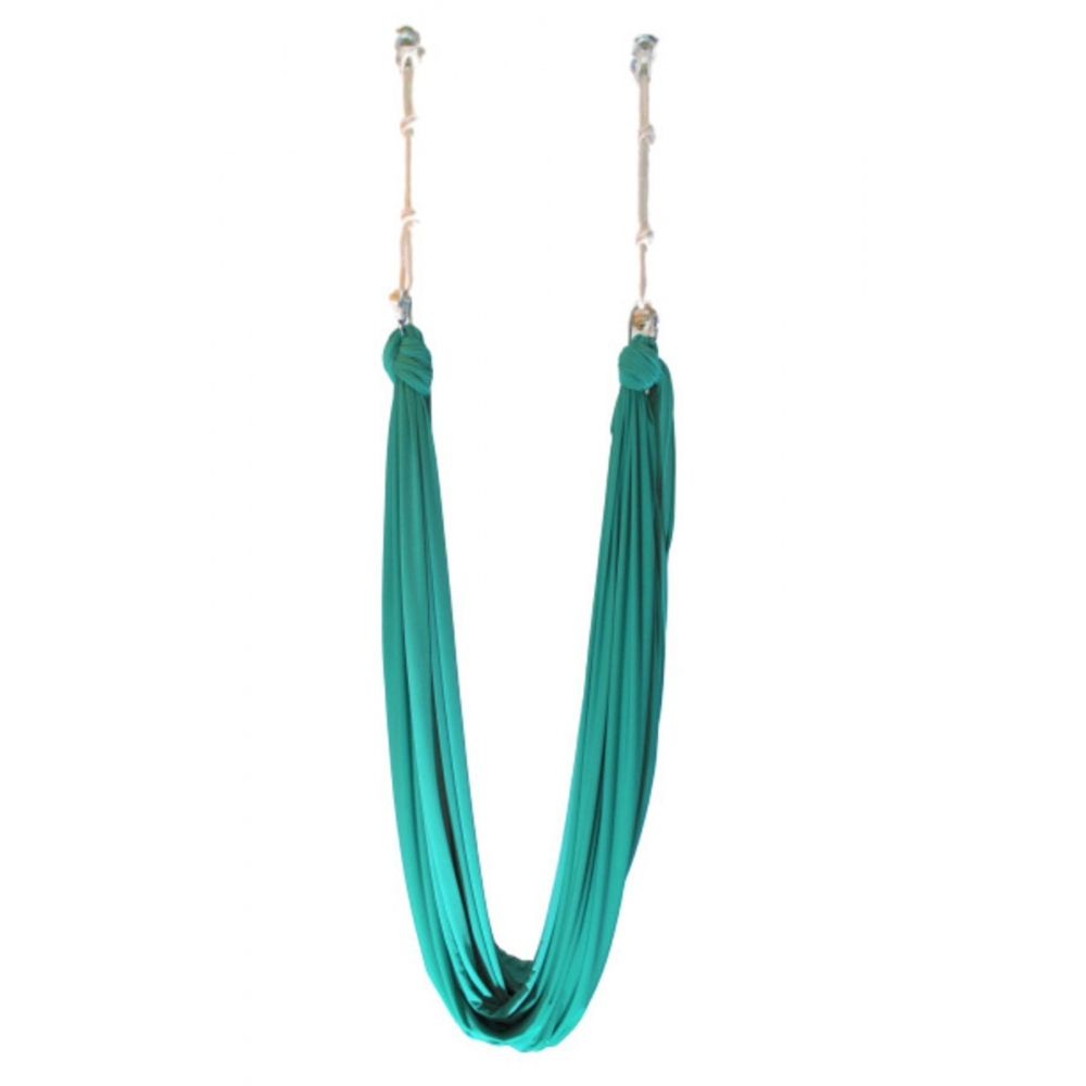 Yoga Hamak Seti- Yeşil Geniş En 260cm Kadar Esneyebilme