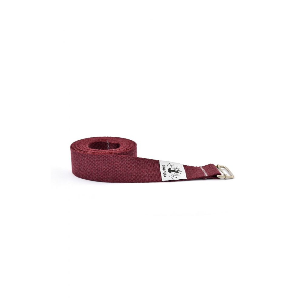 Doğal Yoga Kemeri Bordo 250 Cm