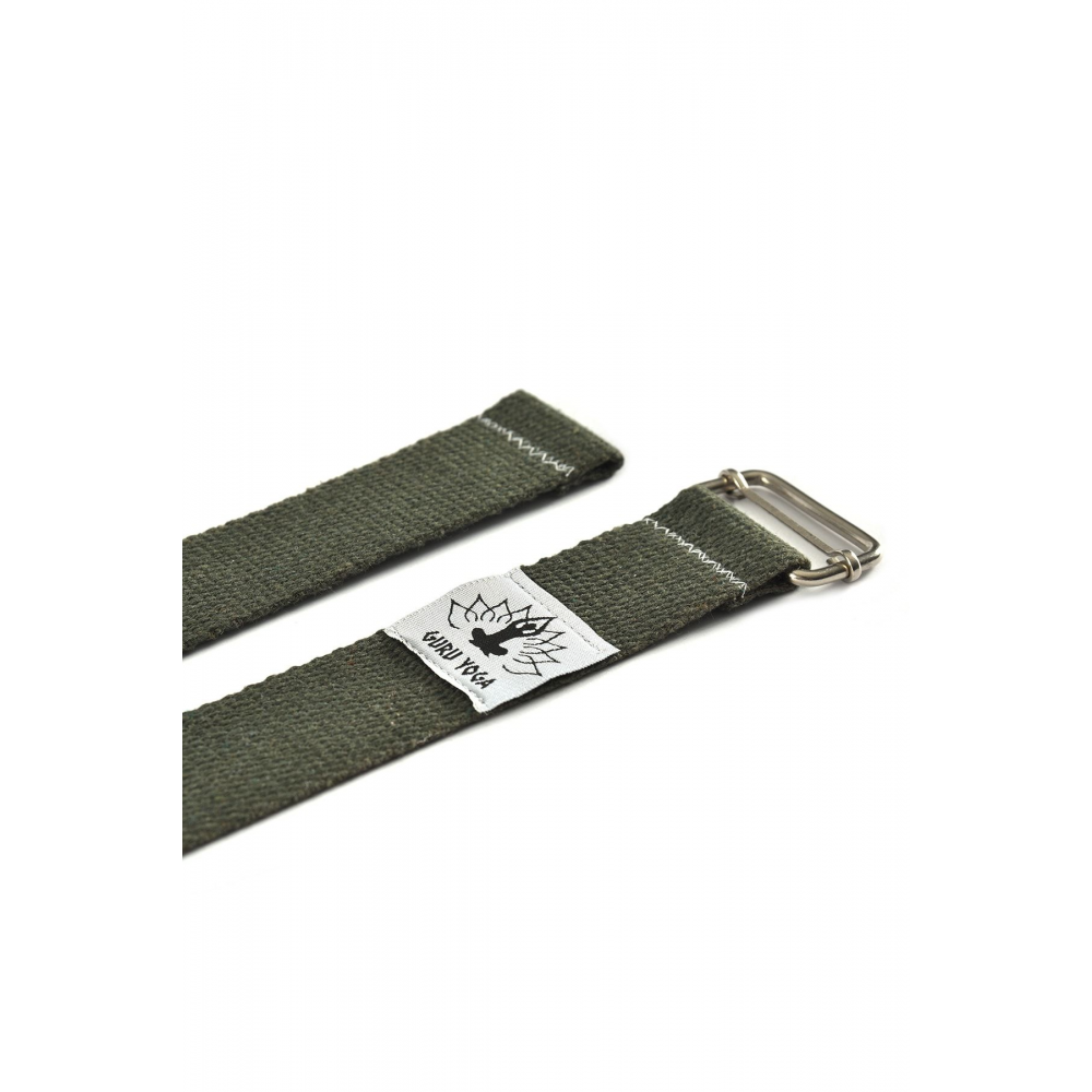 Doğal Yoga Kemeri Haki Yeşil