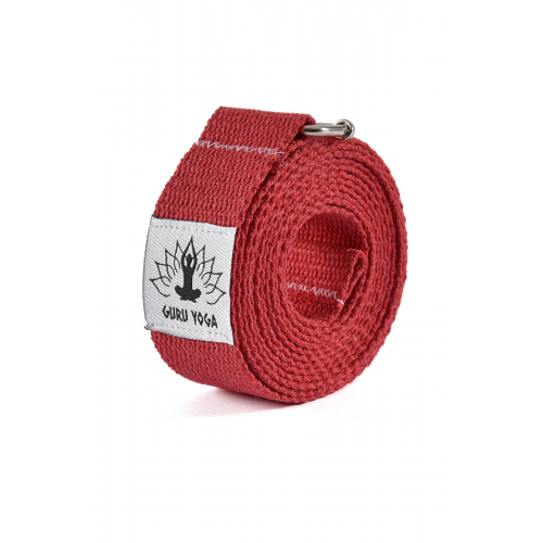 Doğal Yoga Kemeri Kırmızı 250 Cm