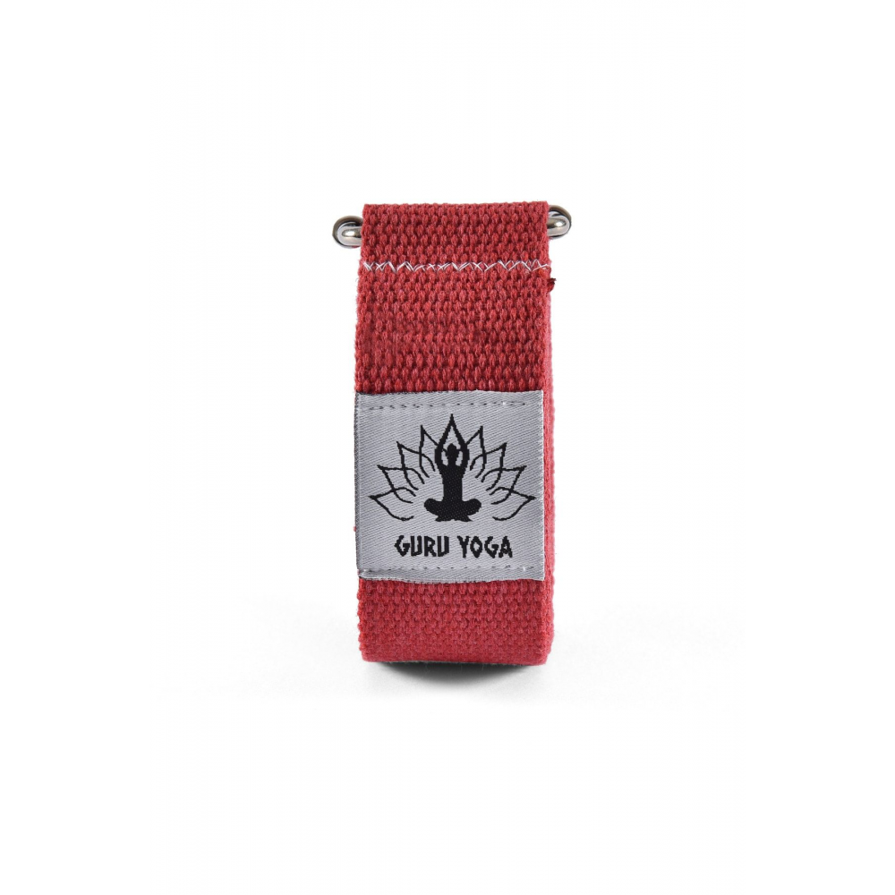 Doğal Yoga Kemeri Kırmızı 250 Cm