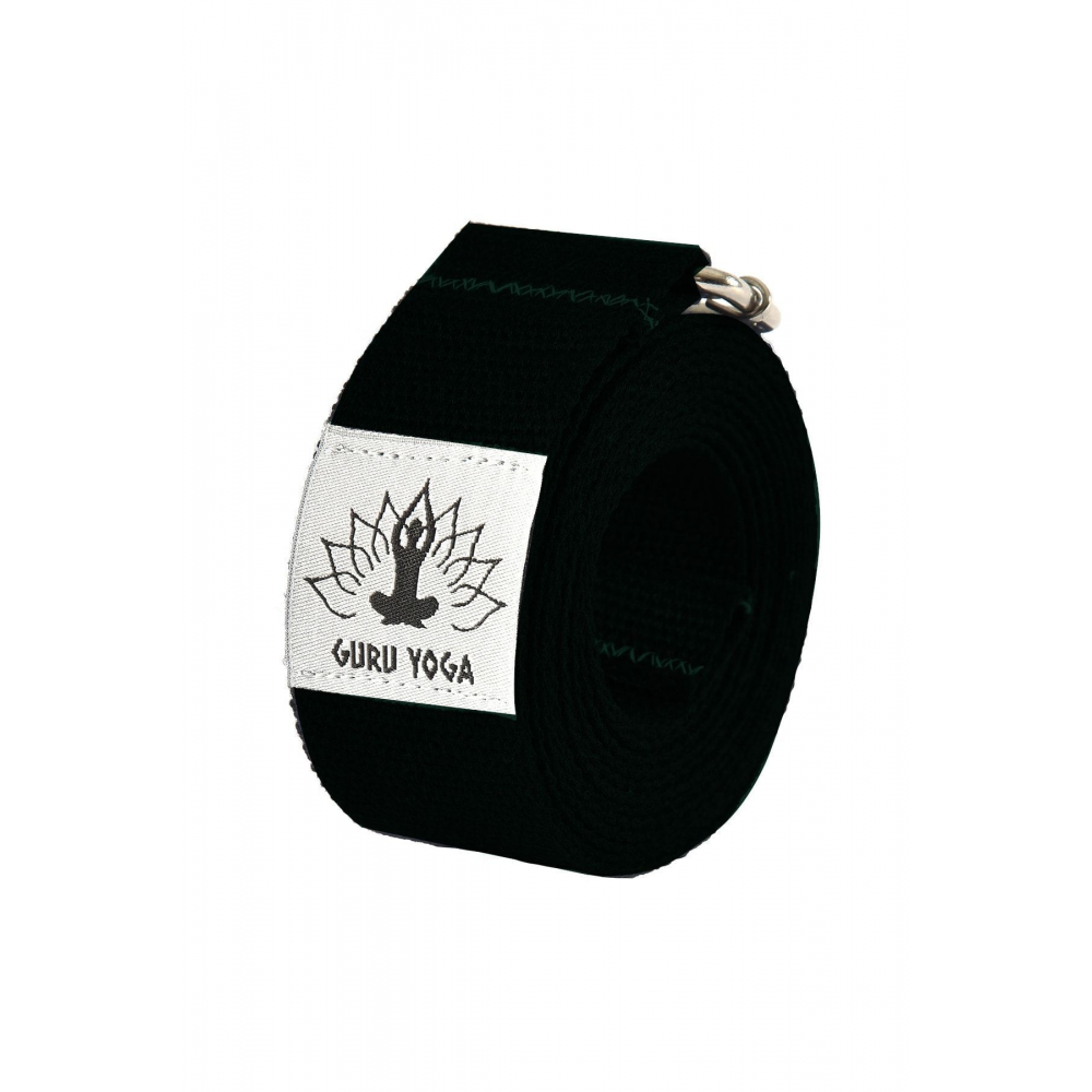 Doğal Yoga Kemeri Siyah 250 Cm