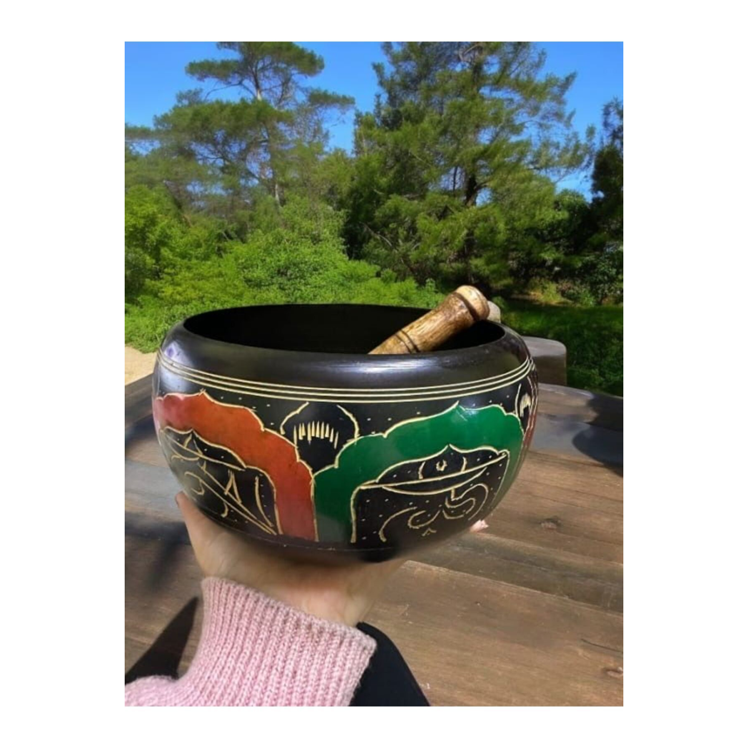 Çakra Tibet Terapi Meditasyon Ses Çanağı 7 çakra 16 cm