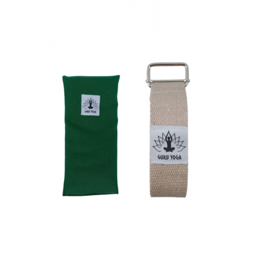 Guru Yoga Başlangıç Seti Göz Yastığı Ve Yoga Kemeri Yoga Pilates Seti
