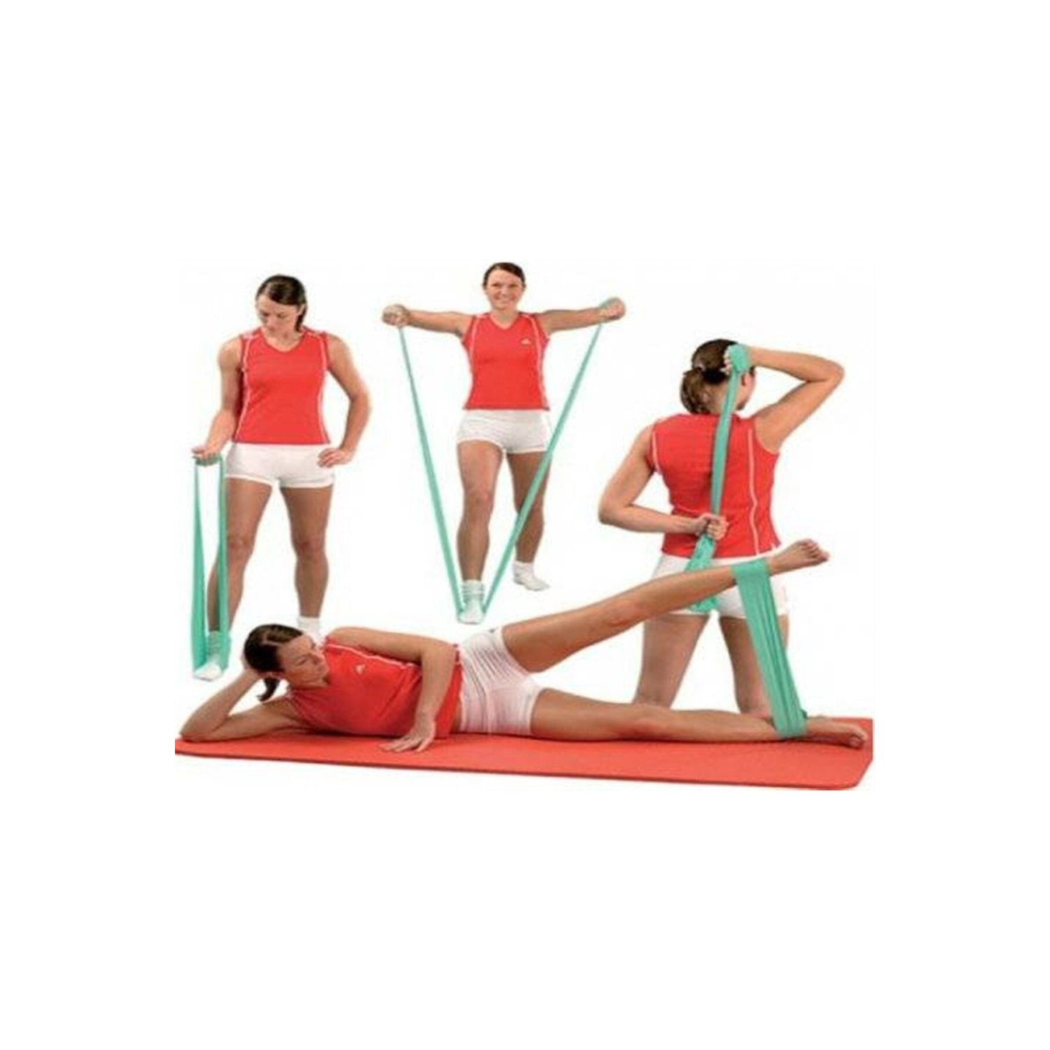 Pilates Egzersiz Lastiği Yoga Bandı Kondisyon Spor Kiti