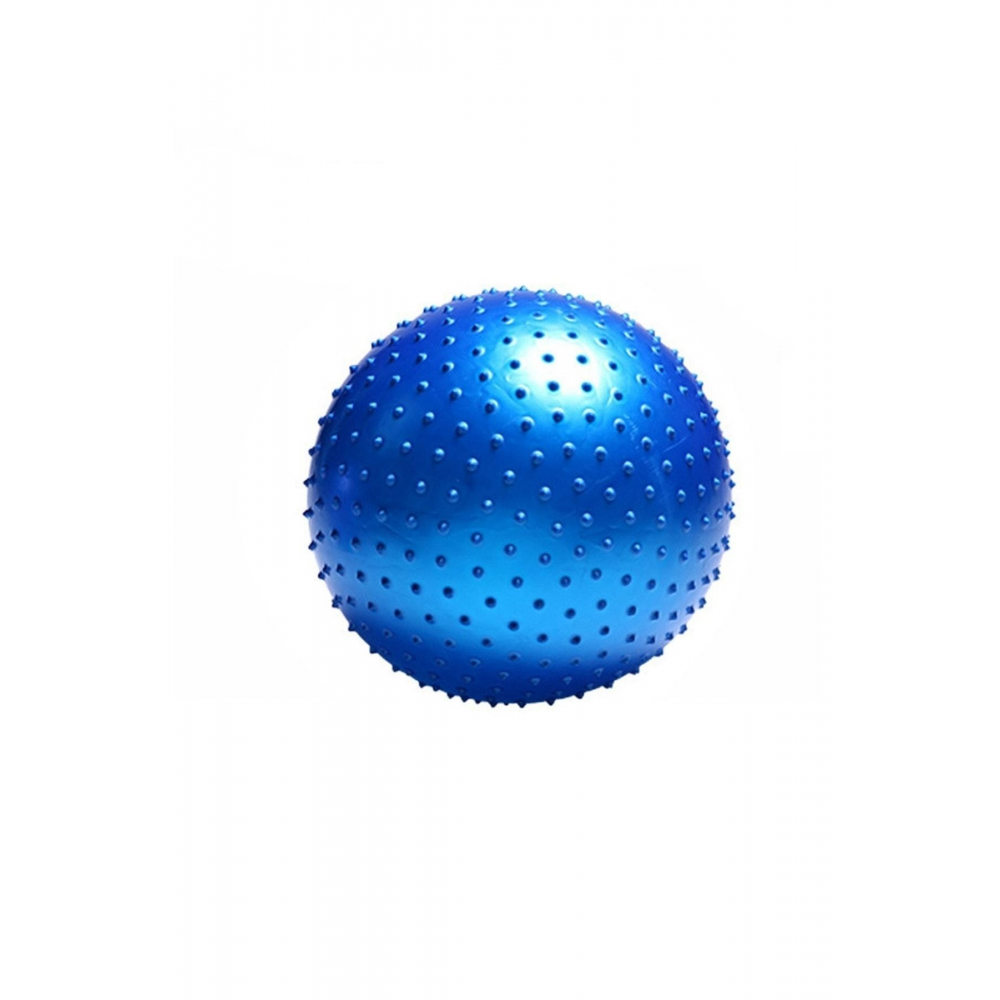 Dikenli Yoga Pilates Aeorobik Jimnastik Topu 75 Cm Mavi