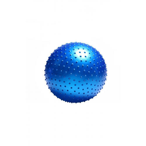 Dikenli Yoga Pilates Aeorobik Jimnastik Topu 75 Cm Mavi