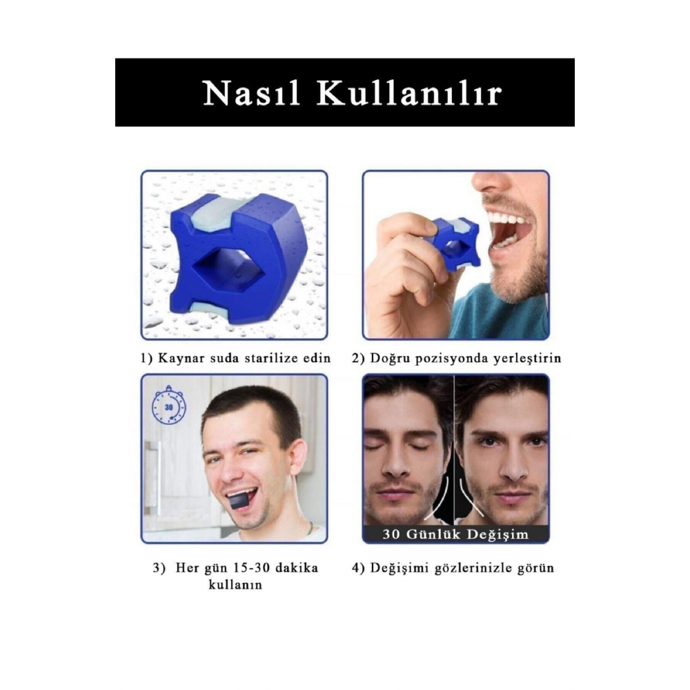 Çene Kası Egzersiz Topu Standart Seviye Kutulu Unisex/(h-mt-1448)