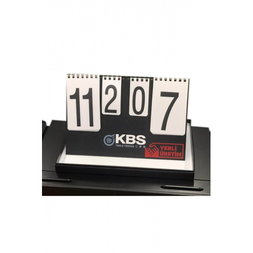 KBS Ergonomik Tasarım Masa Skorbord Her Spor Branşına Uygun Büyük Boy 48x30 cm Scoreboard Çetele