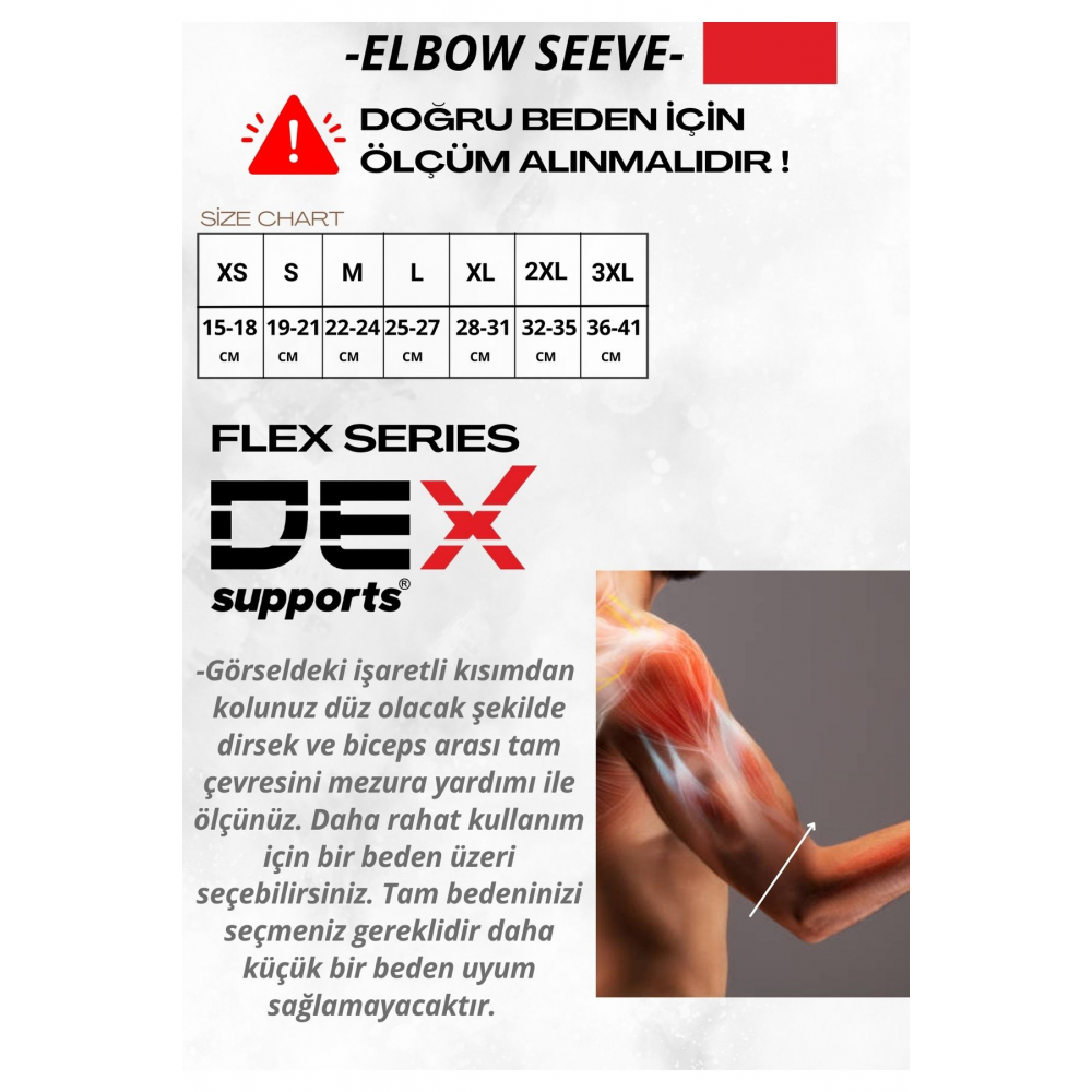 Fitness Spor Dirseklik , Ortopedik Antrenman Dirsekliği, Elbow Sleeve , 2 Adet