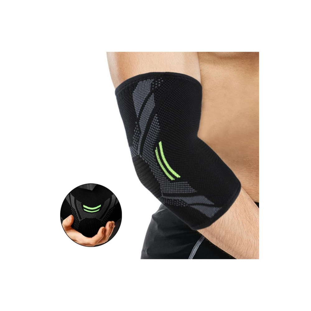 Fitness Tenis Basketbol Ortopedik Spor Outdoor Antreman Örme Silikon Dirseklik (1 ADET)