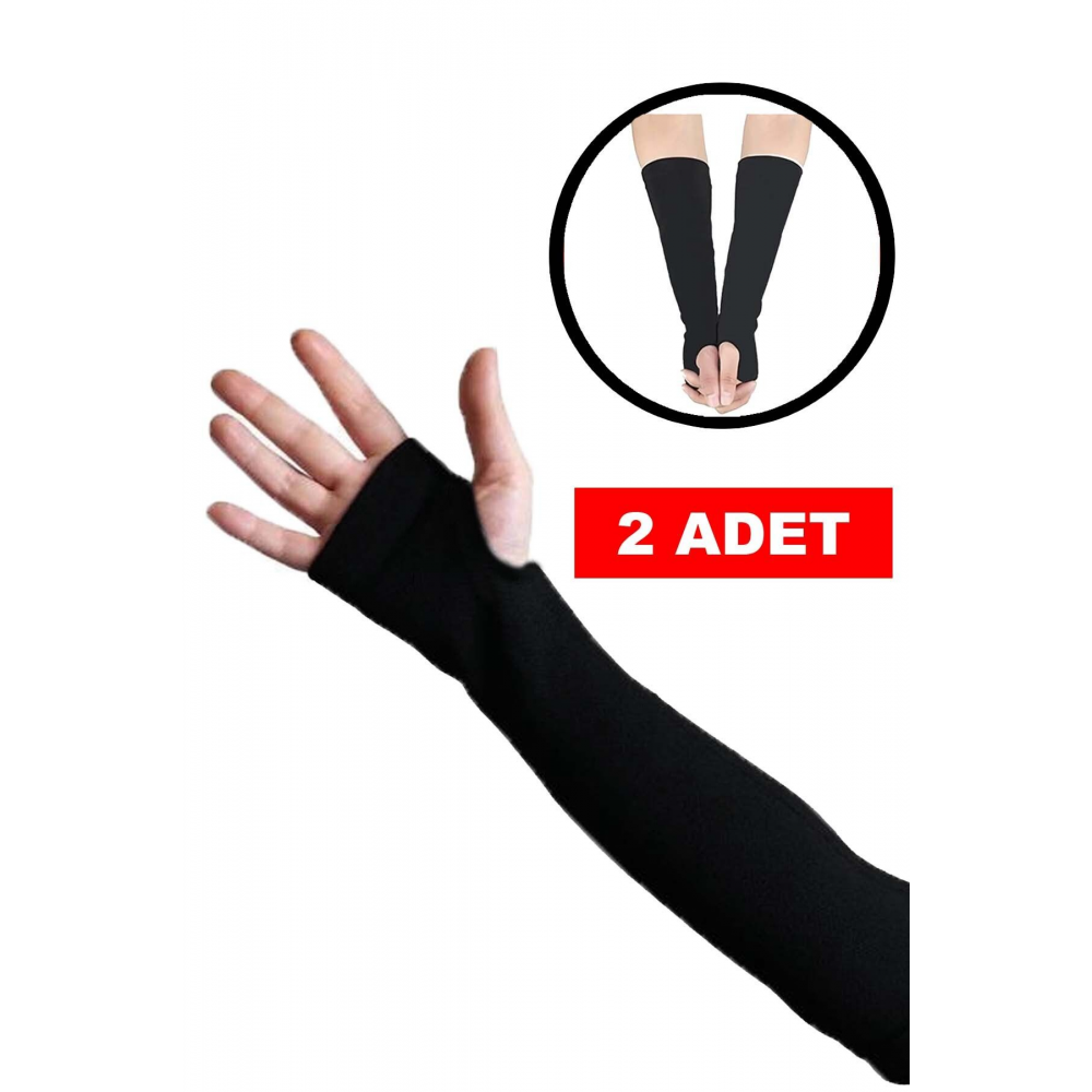 Çift Voleybol Kolluğu Parmaklı Likralı Ellik Sporcu Kolluğu