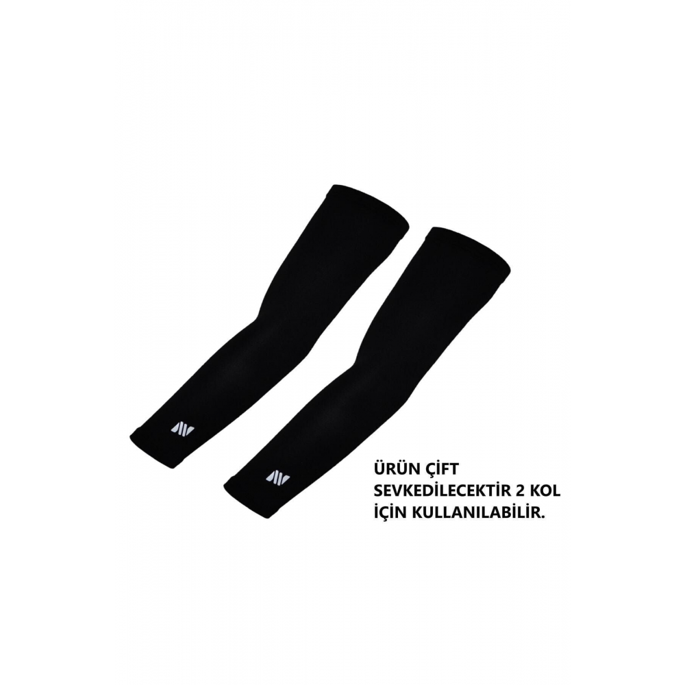 Net Spor Unısex Siyah Tactel Basketbol Voleybol Kolluğu 1 Çift Nts20211011-001/2