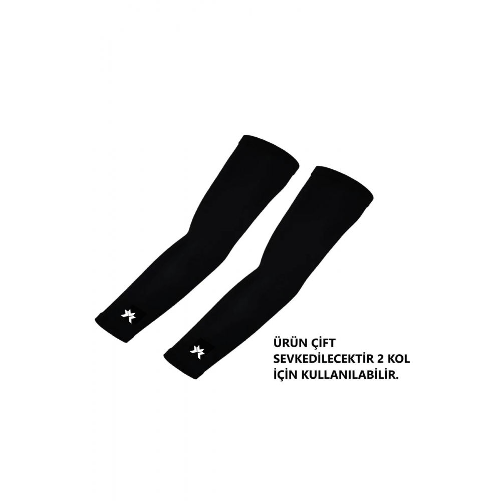 Unısex Siyah Spor Tactel Basketbol Voleybol Kolluğu 1 Çift