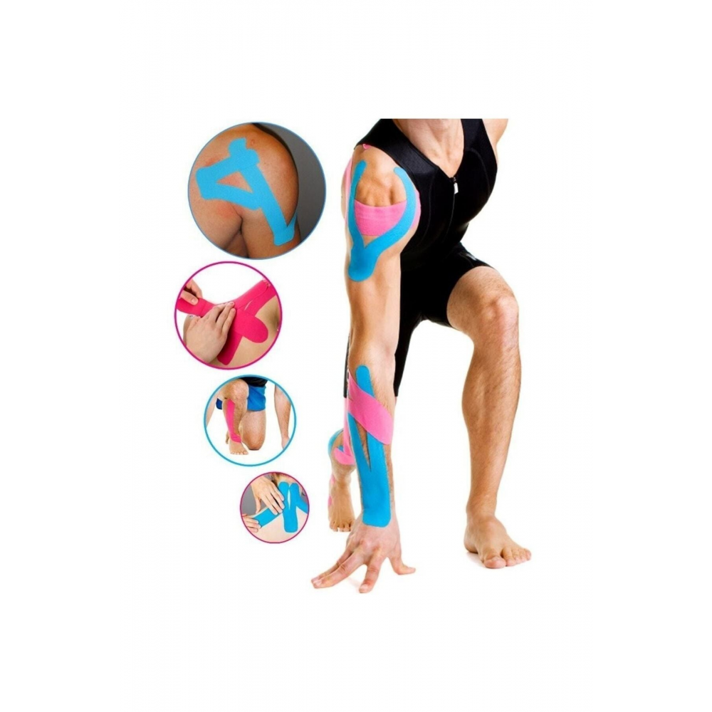 Kinezyo Tape Band Mor,lila Renk Kinesio Sporcu Bandı