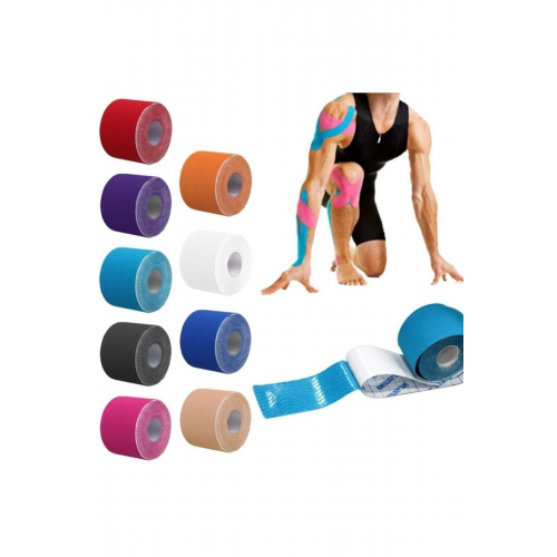 Kırmızı Renk Sporcu Bandı 5 Metre X 5 Cm Kinezyo Tape