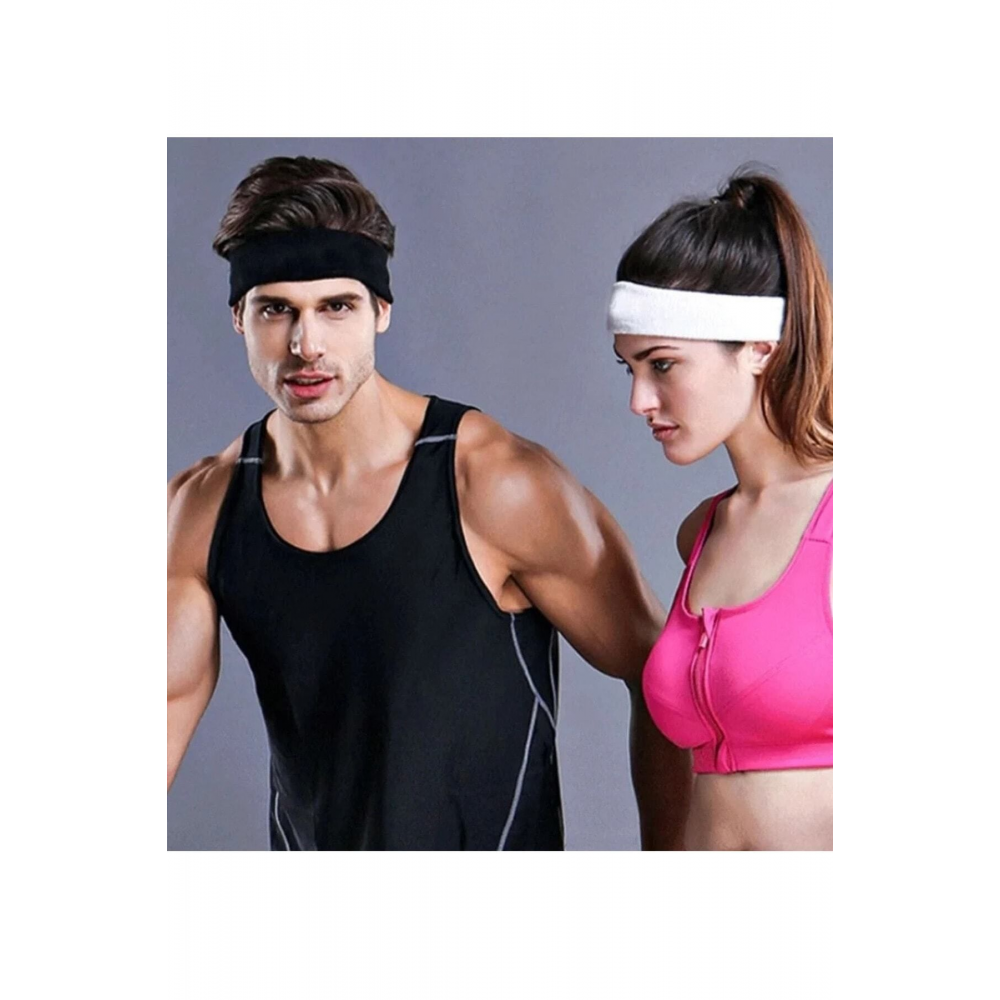 Havlu Ter Bandı Kafa Bandı Headband Tenis Saç Bandı Futbol Saç Bandı Basketbol Bandı Sporcu