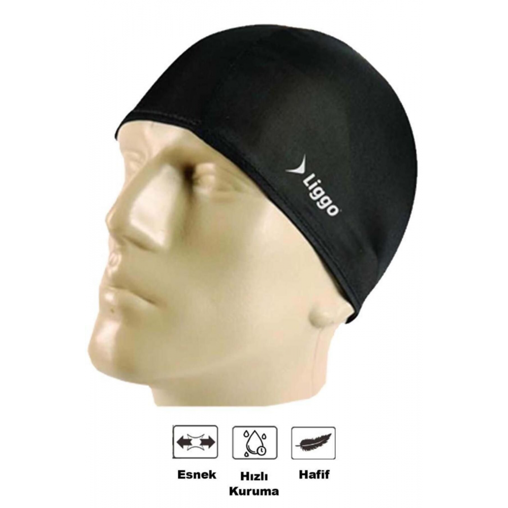 Likralı Bez Bone Havuz Bonesi Deniz Yüzücü Bonesi