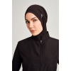 Siyah Tesettür Yüzücü Bone