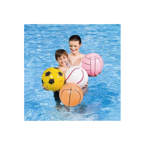 Plaj Deniz Topu Top Desenli 41 Cm 31004