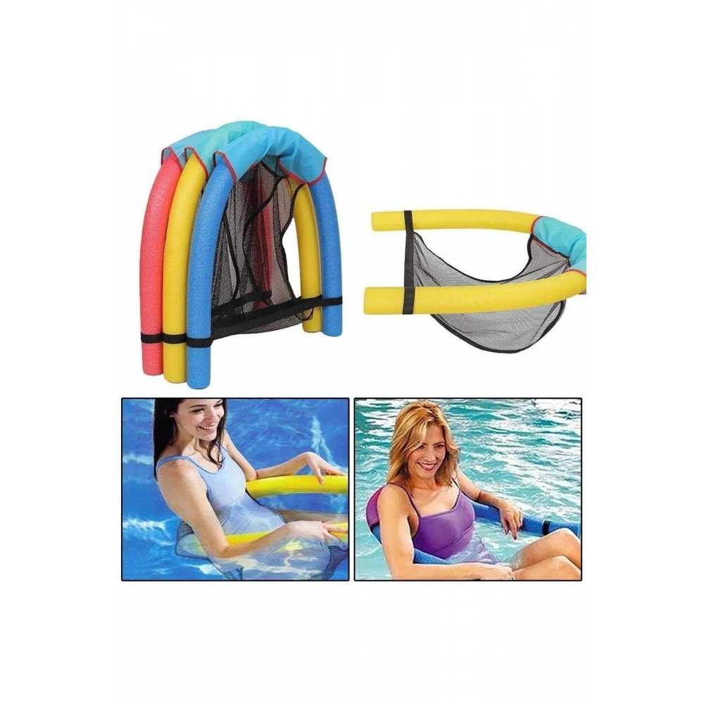 Fileli Deniz Havuz Sandalyesi Koltuğu Turuncu 1 Adet - 8x168 Cm