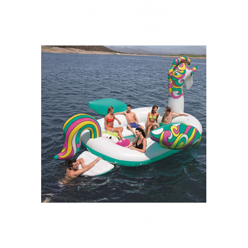 Lüx Dev Ünicorn Yüzen Ada - Deniz Yatağı ( 590 Cm X 404 Cm )