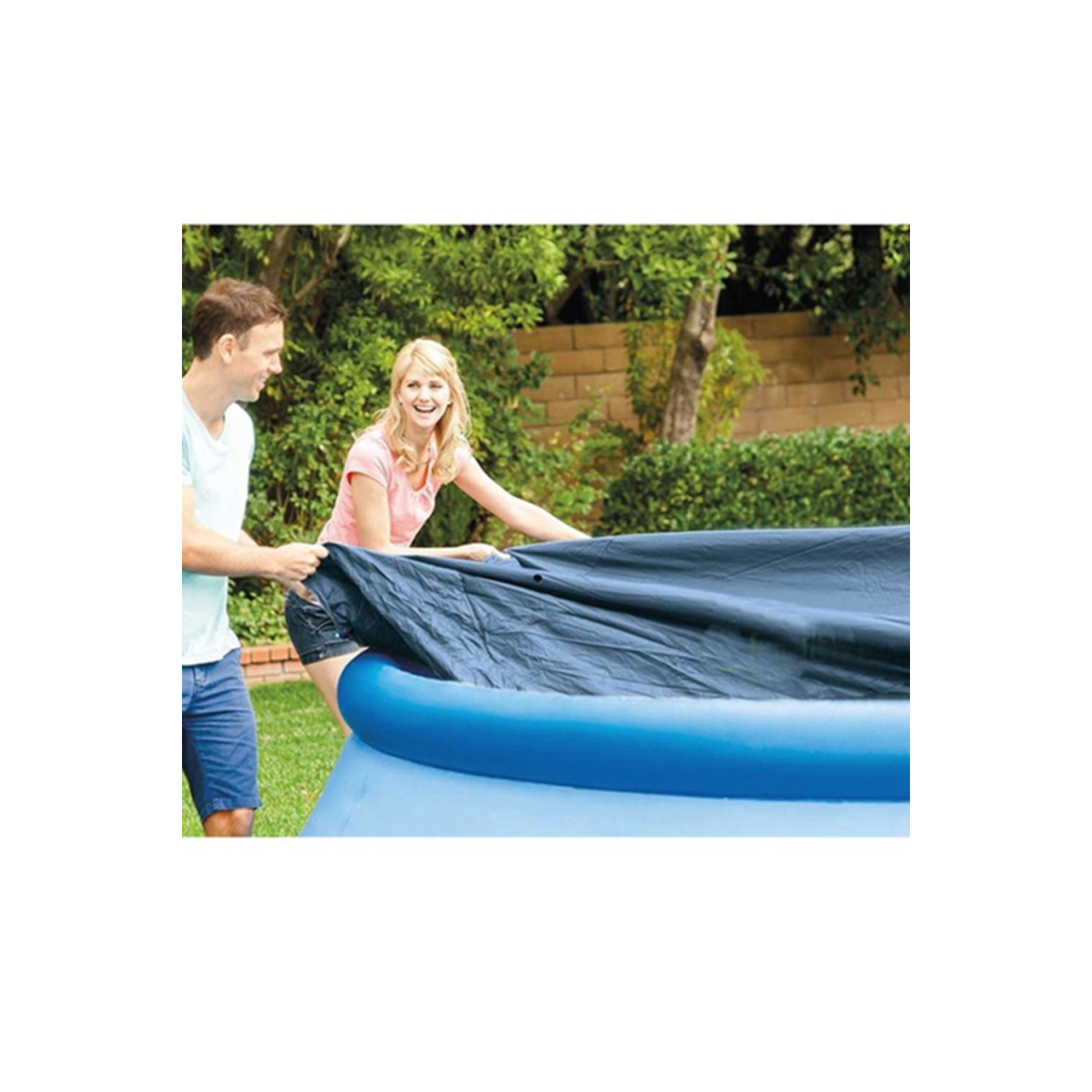 Büyük Havuz Örtüsü 366 cm Çapındaki Havuzlar İçin Pool Cover For Easy Set Pool