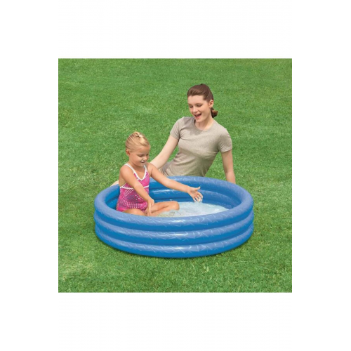 3 Halkalı Çocuk Havuzu 102 cm*25 Cm / Kırmızı Ve Yeşil