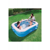 Pompa Hediye - 12819, Büyük Boy Dikdörtgen Şişme Aile Havuzu (211x132x46cm)