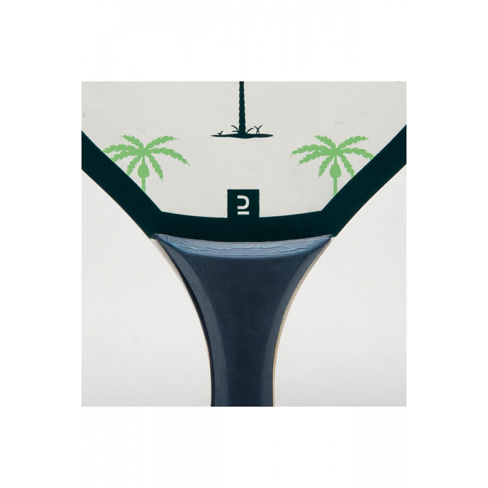 Plaj Tenisi Raket Seti - Beyaz - Woody Racket