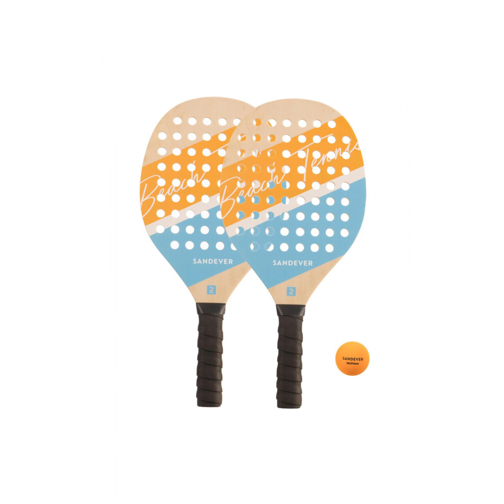 Plaj Tenisi Seti - Sarı / Mavi - Experıence