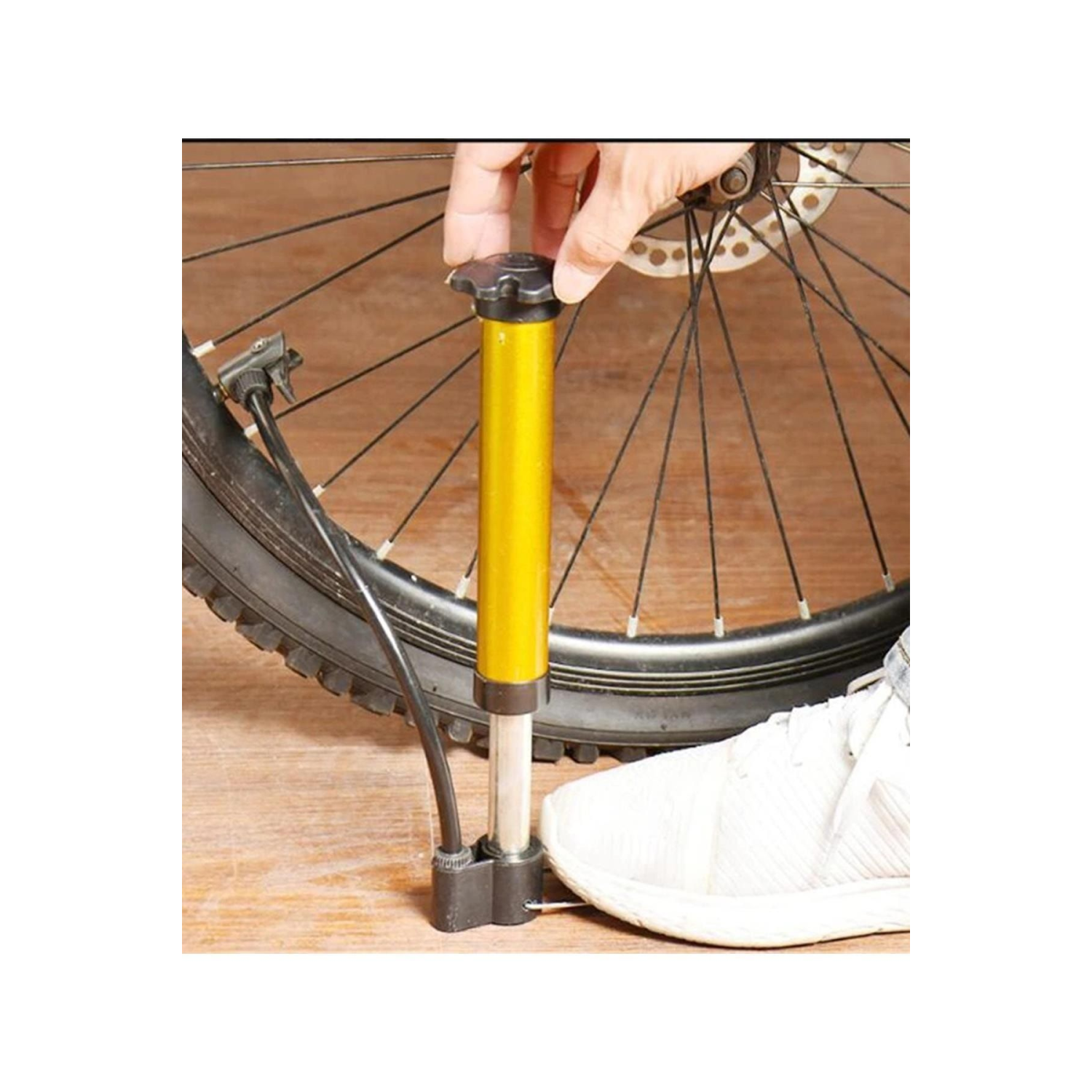 Üst Kalite Portatif Şişirme El Pompası Bisiklet,top,havuz,lastik,teker,yatak Hava Şişirme Aparatı