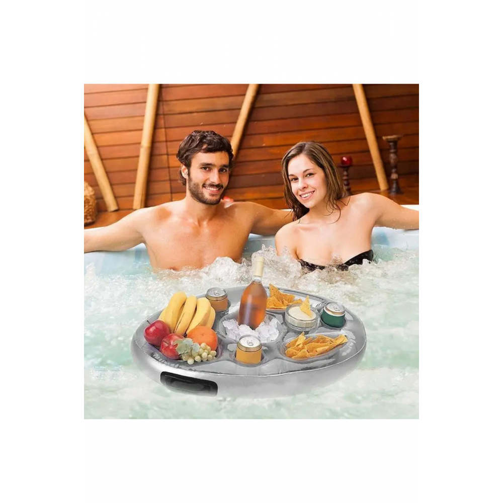 Son Trend Şişme Deniz Havuz Bardak Tutucu Float Bar