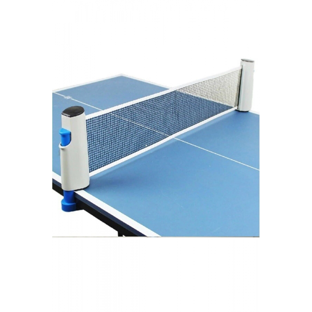 Portatif Katlanabilir Masa Tenis Seti Raket Ve File Sehpa Üzeri Masa Tenis Filesi Ve Raket Seti
