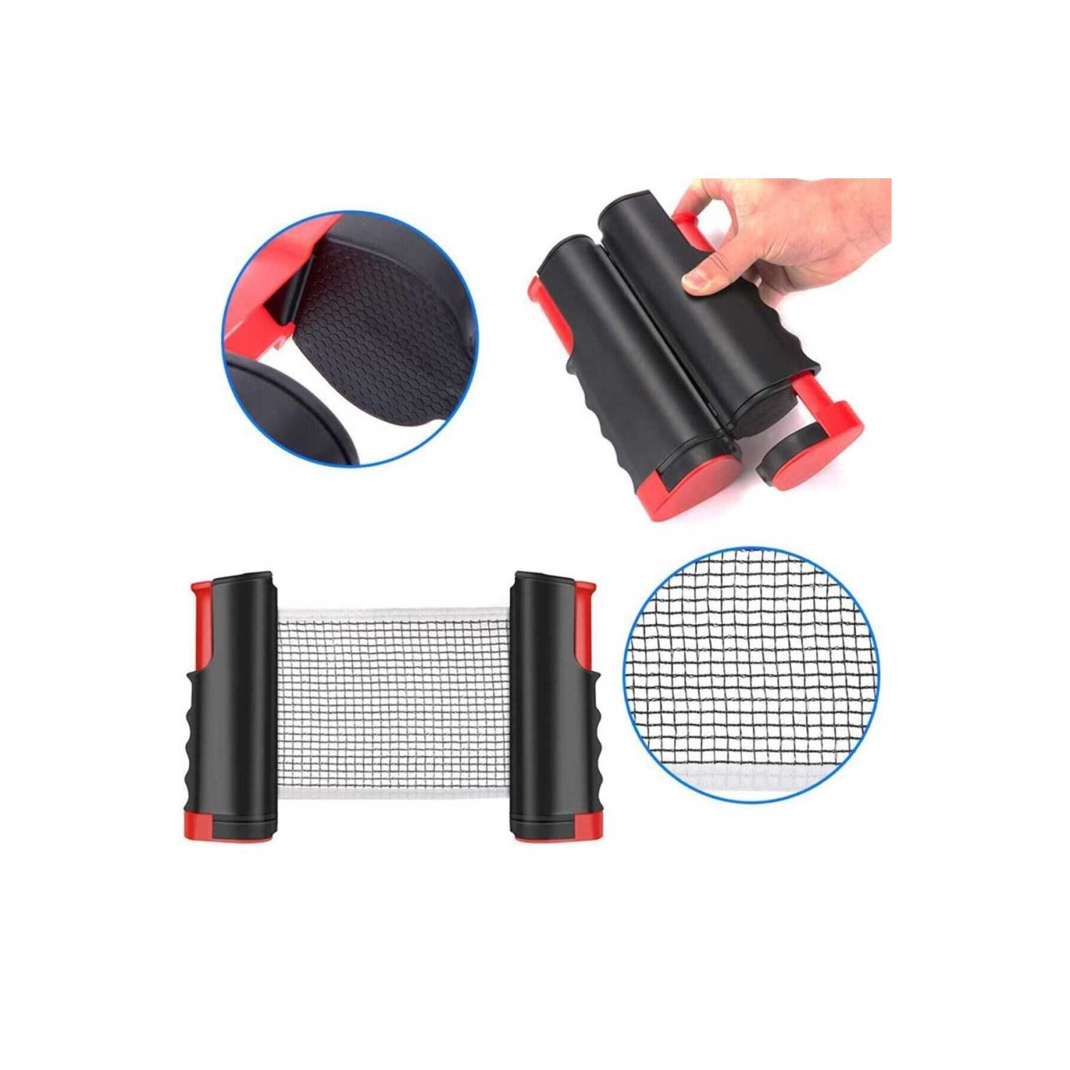 Teleskopik Taşınabilir Kaymaz Ping Pong Masa Tenisi Filesi Aparatı