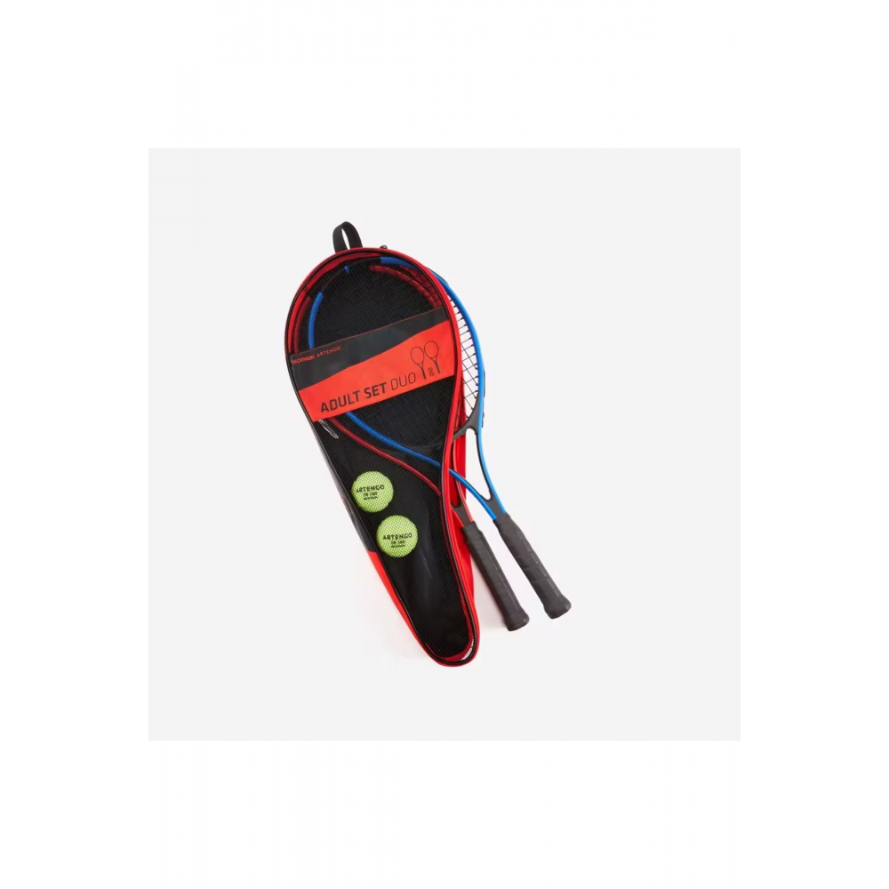 ARTENGO Yetişkin Tenis Seti - 2 Raket - 2 Top - 1 Kılıf
