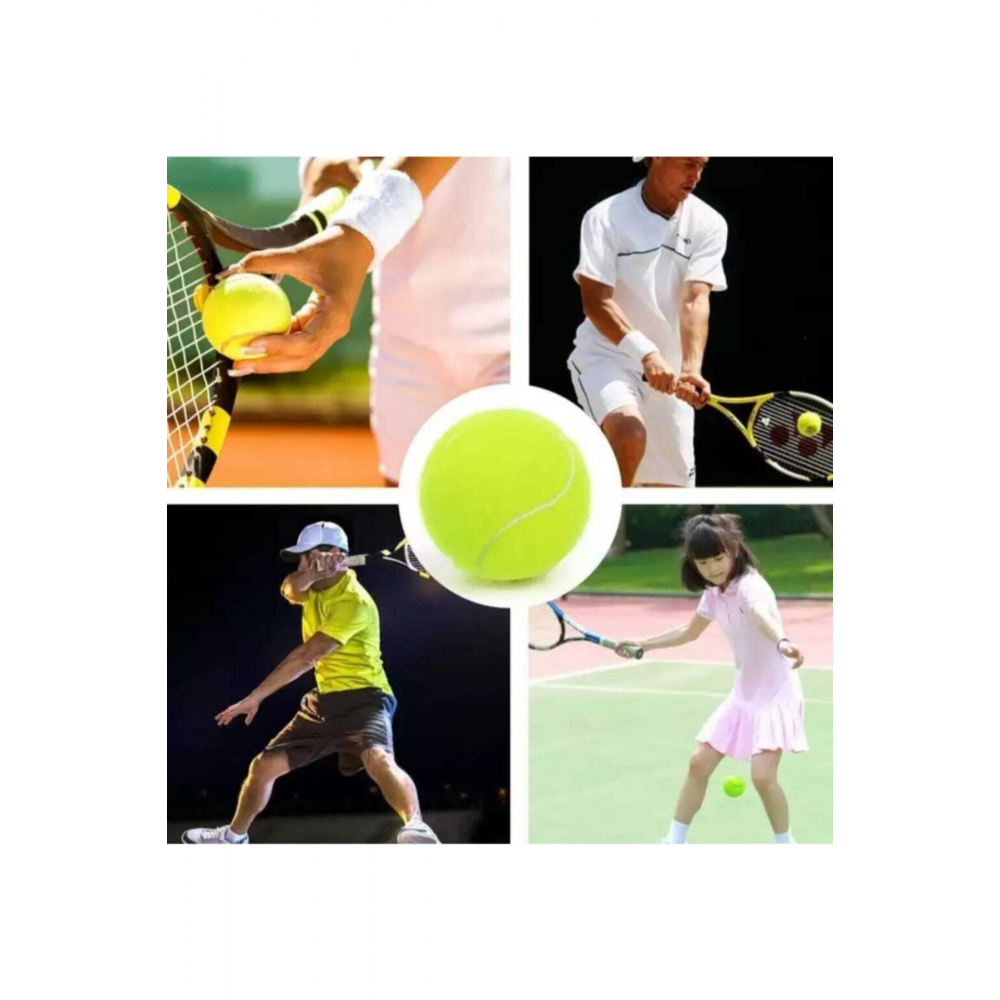 2 Adet Sarı Tenis Topu Antrenman Tenis Topu