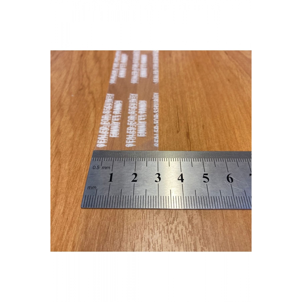 Emniyet Bandı 66 Mm Ağız Uyumlu - 100 Gr - 217 Adet - Yazılı - Kavanoz Garanti Bantı