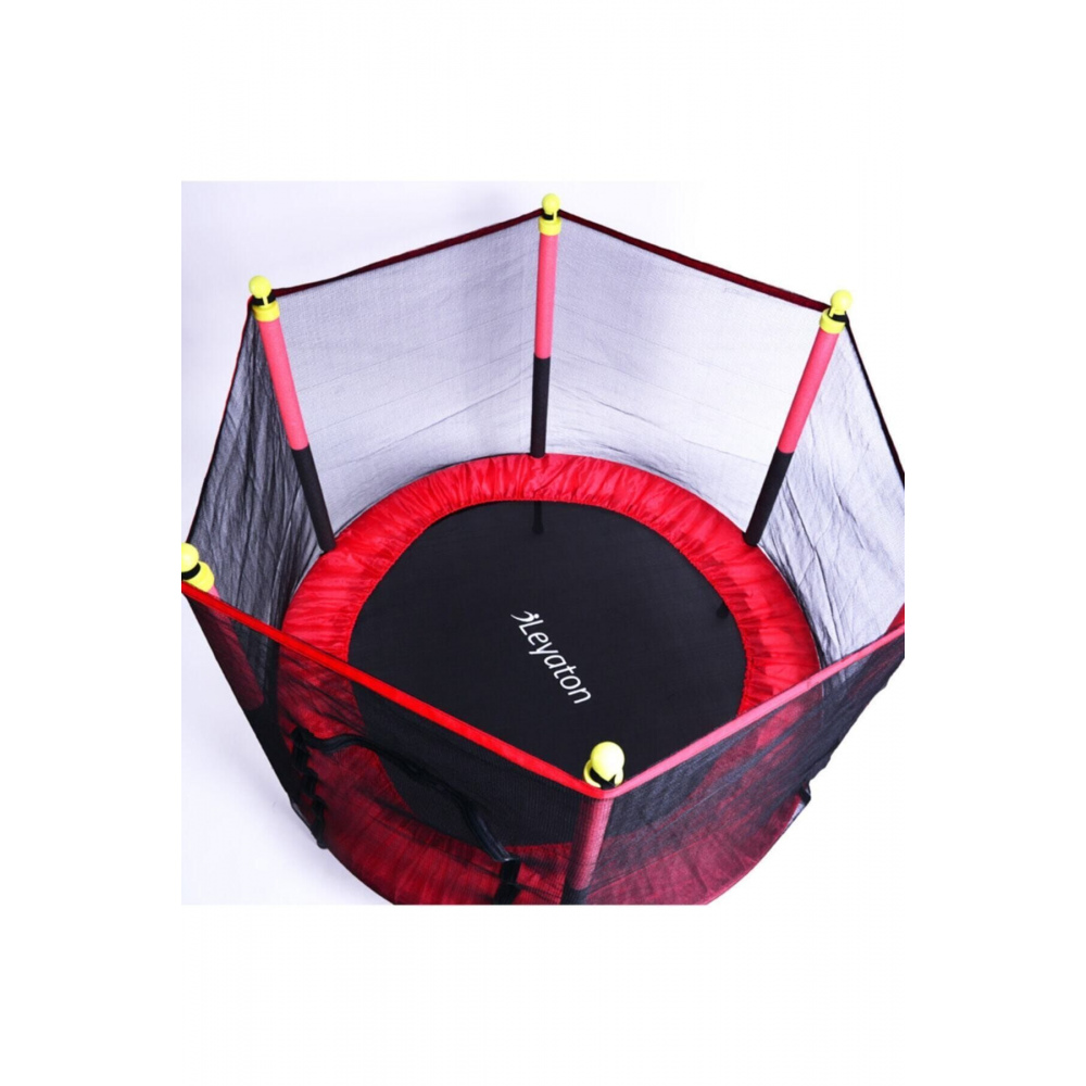 Fileli Büyük Boy Trambolin 140 Cm Çap Kırmızı