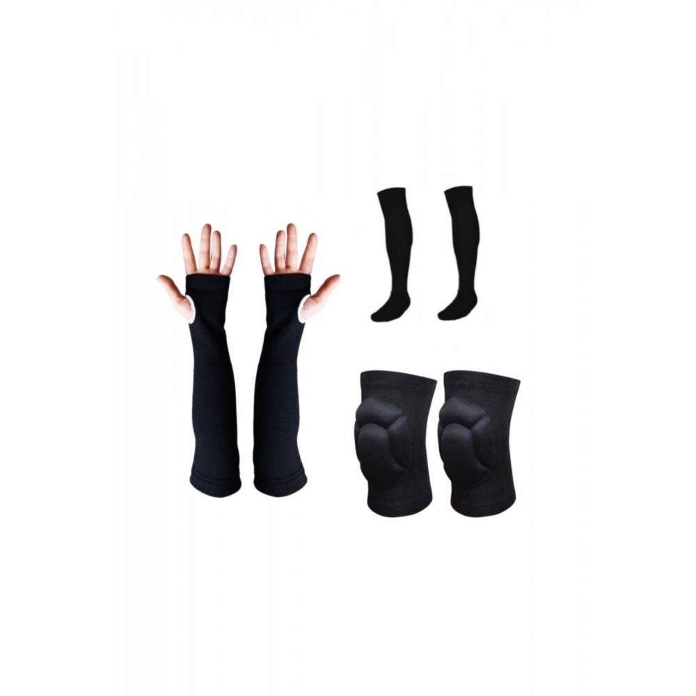 Voleybol Dizliği Voleybol Çorabı Voleybol Kolluğu Set